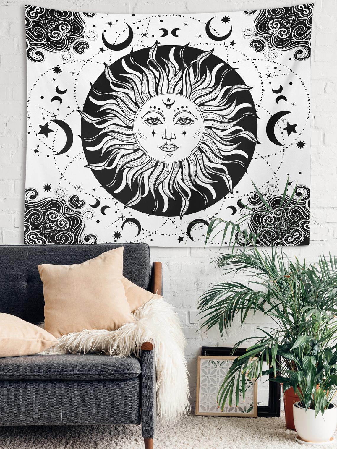 Celestial Sun Tapestry