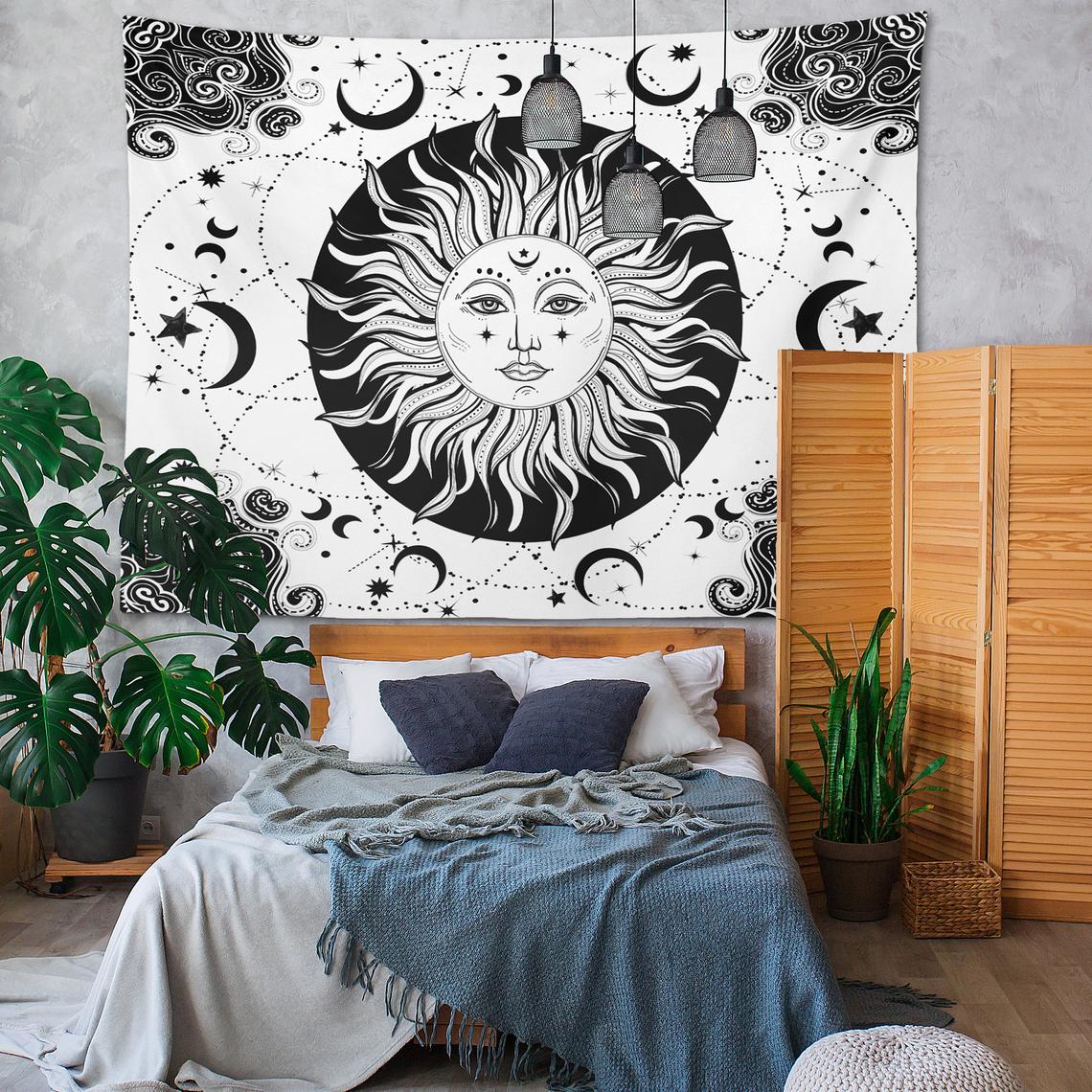 Celestial Sun Tapestry