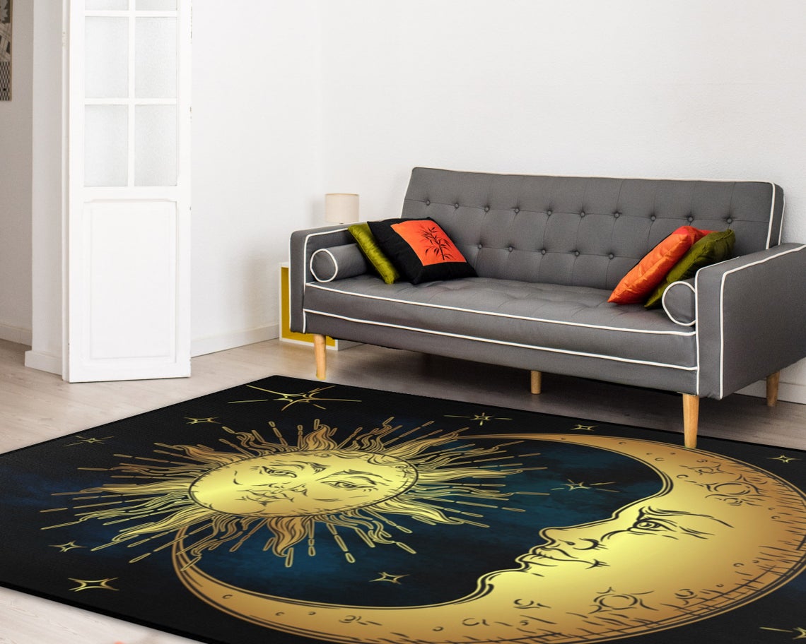 Sun and Moon Area Rug