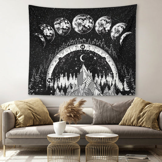 Moon Phases Tapestry