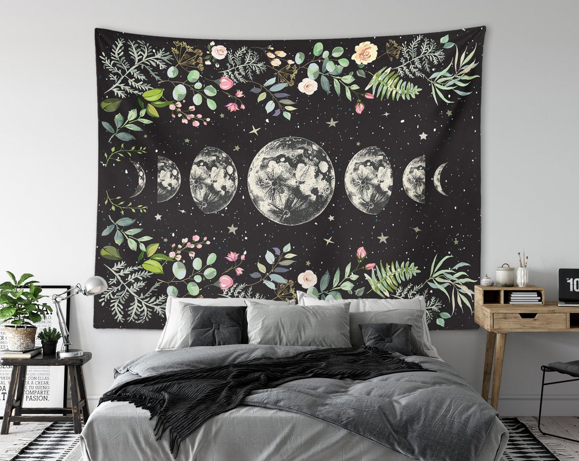 Moonlit Garden Tapestry