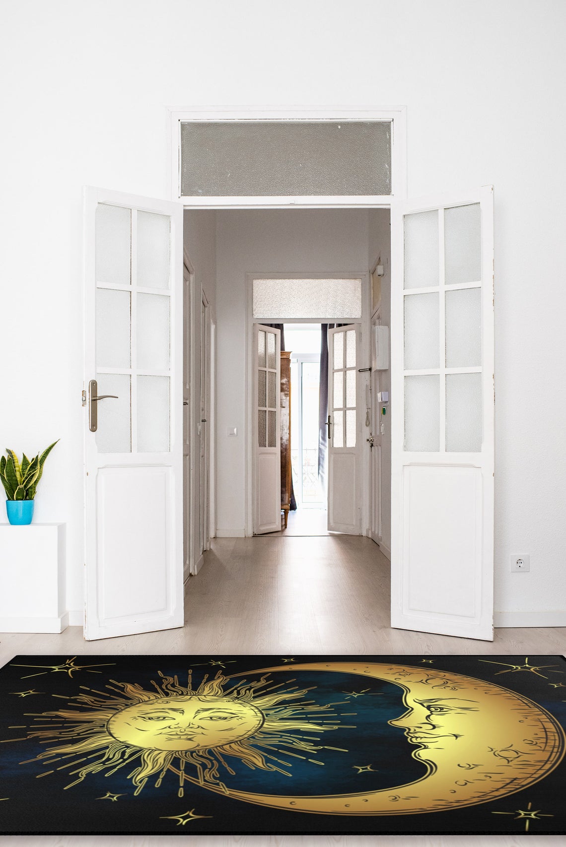 Sun and Moon Area Rug