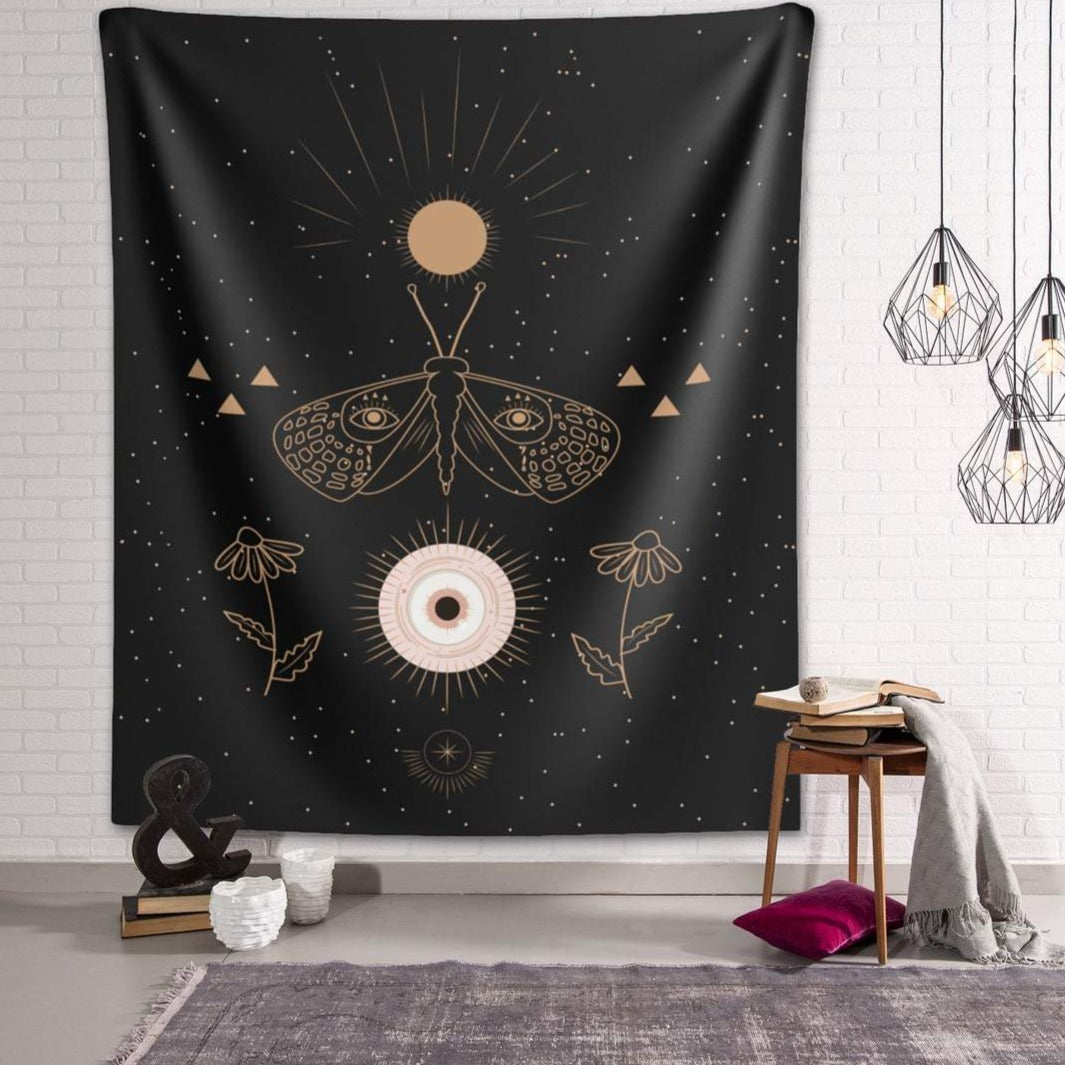 moth tapestry