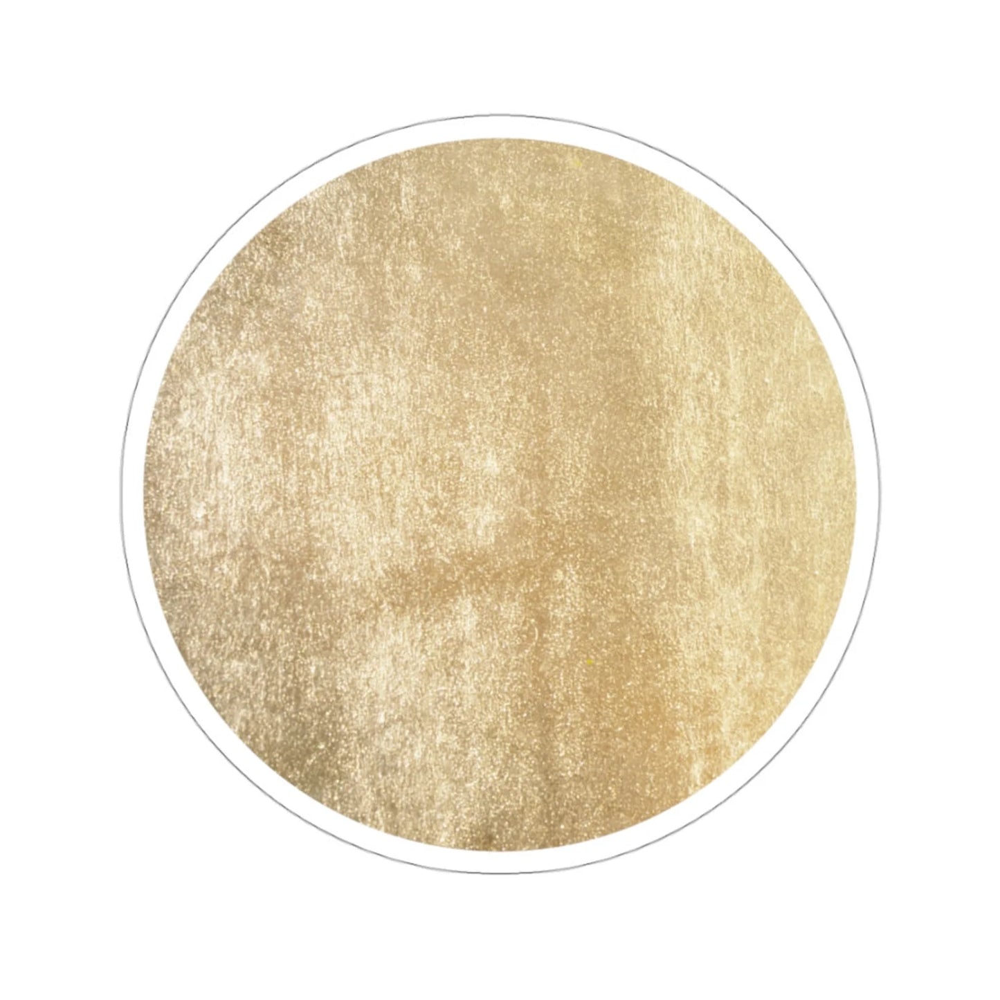 Gold Full Moon Sticker