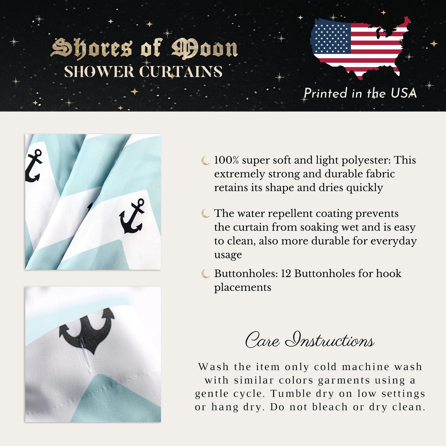 Celestial Shower Curtain
