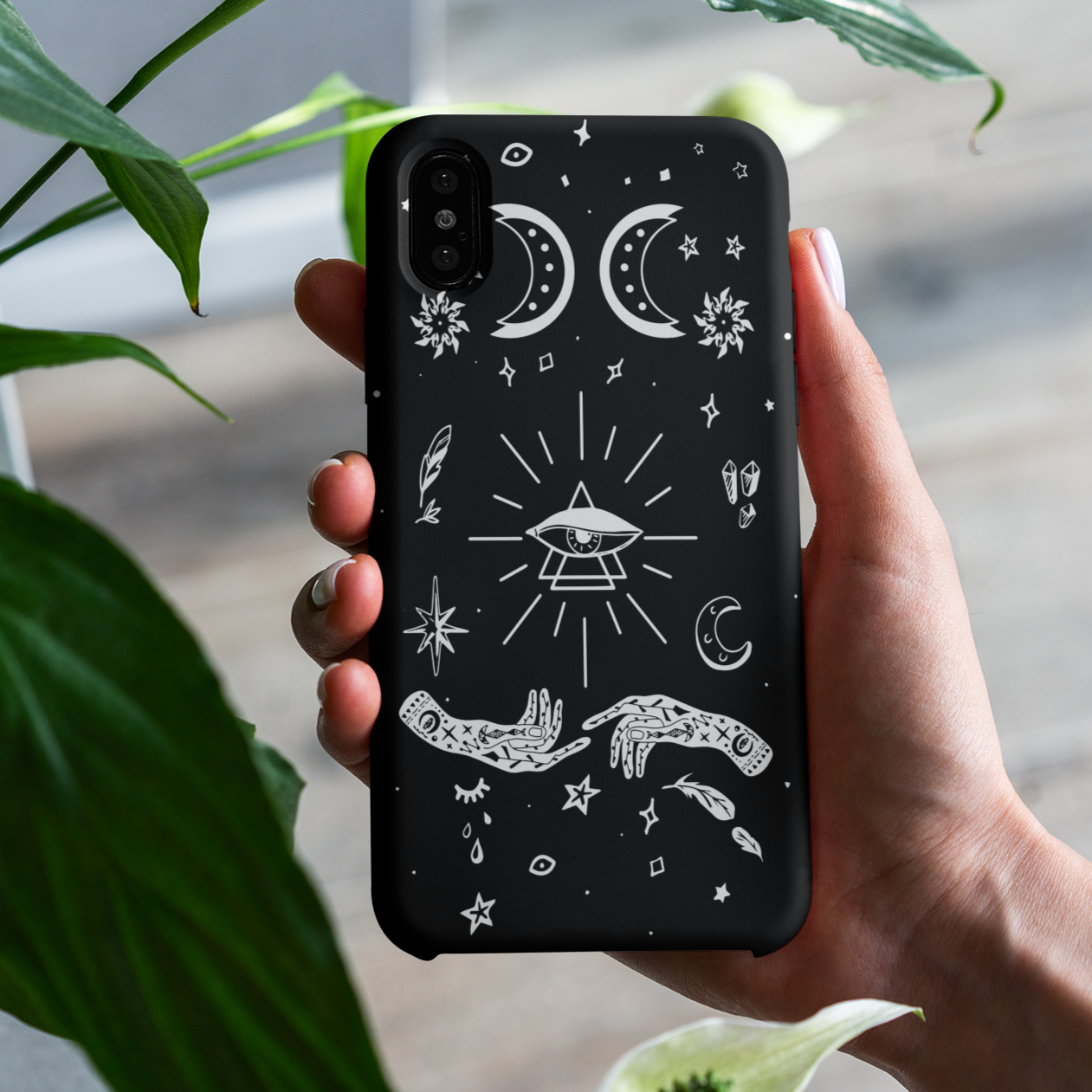 Mystical Phone Case - Third Eye & Moons