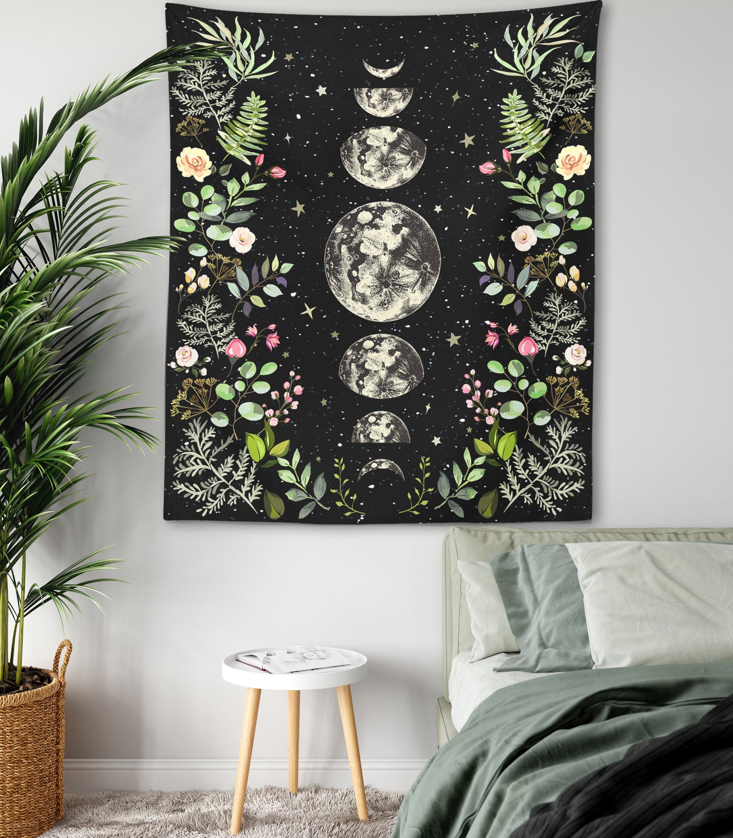 Moonlit Garden Tapestry
