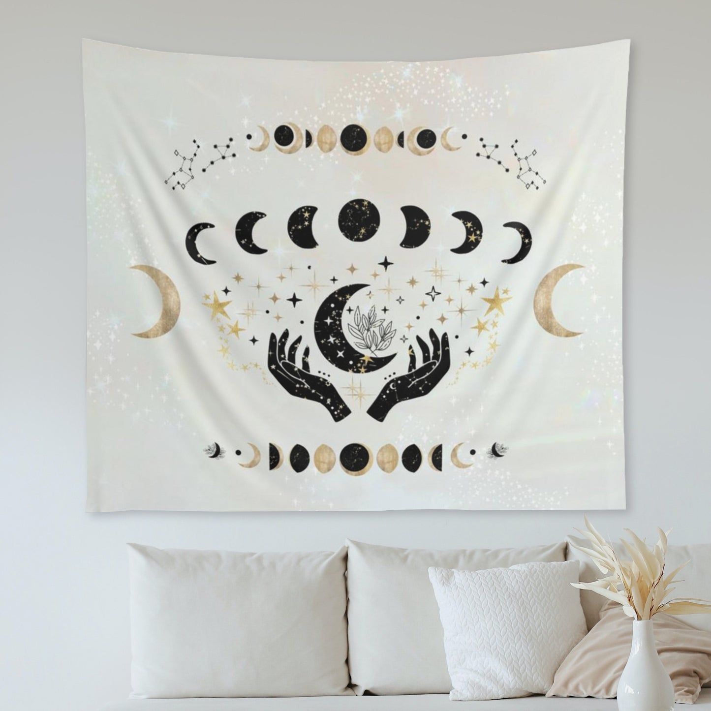 Celestial Moon Tapestry