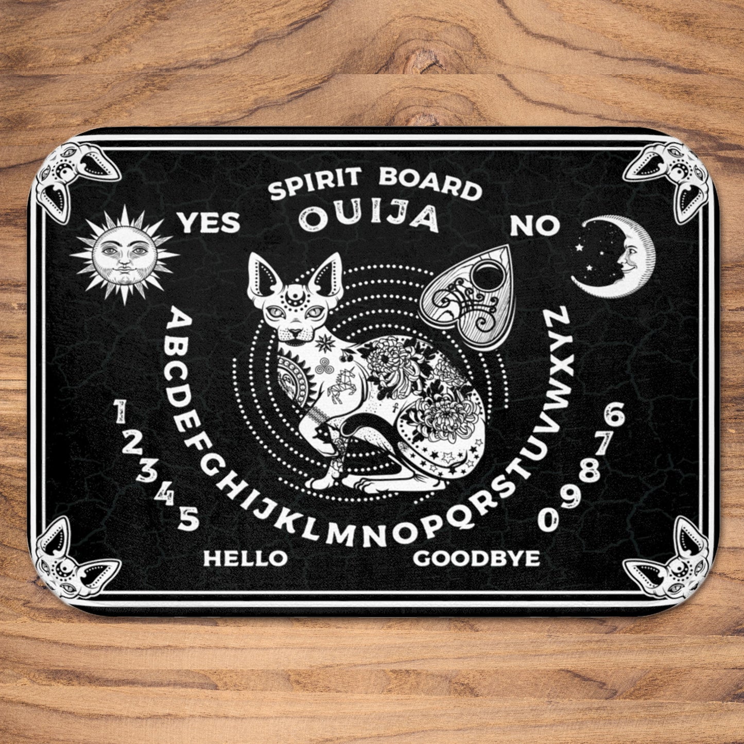 Ouija Sphynx Bath Mat