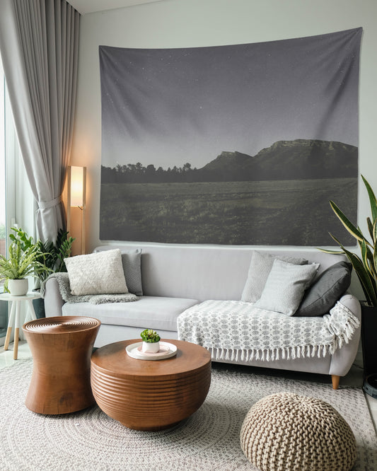 Retro Landscape Tapestry
