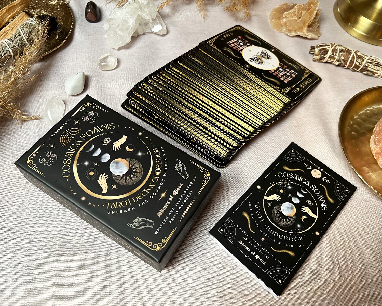 cosmica somnis tarot deck with guidebook and box