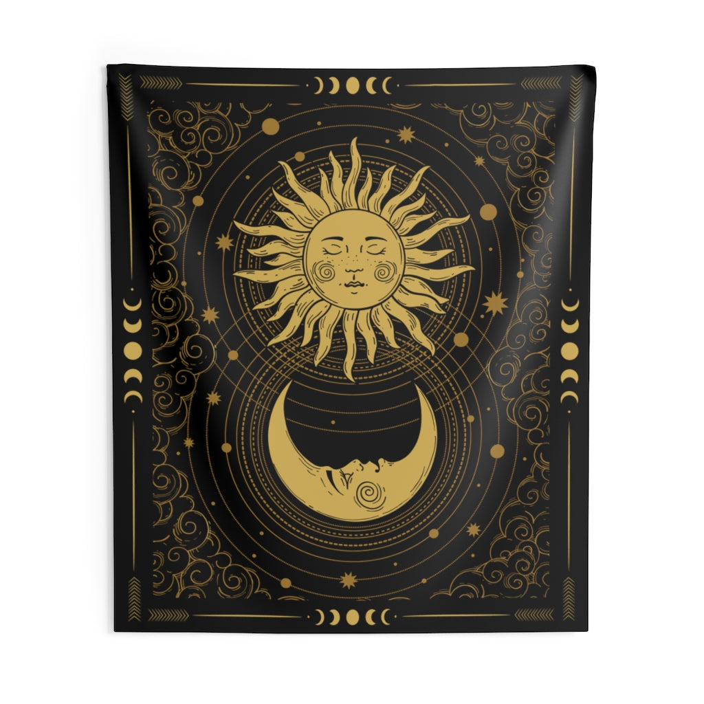 Mystical Sun & Moon Tapestry