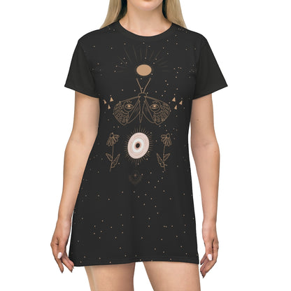 Celestial Moth & Moon Dress