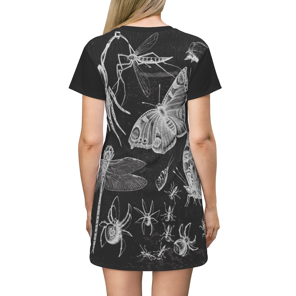Insects Moths Grunge Dress
