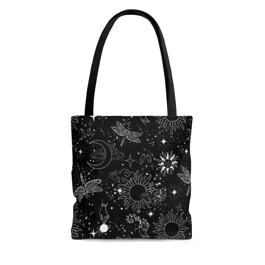 blank witchy tote bag