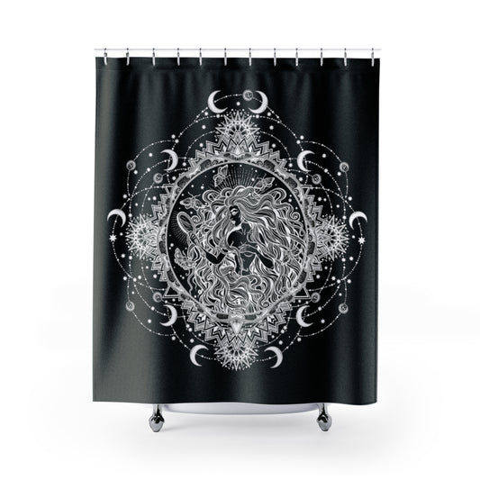 Moon Goddess Shower Curtain