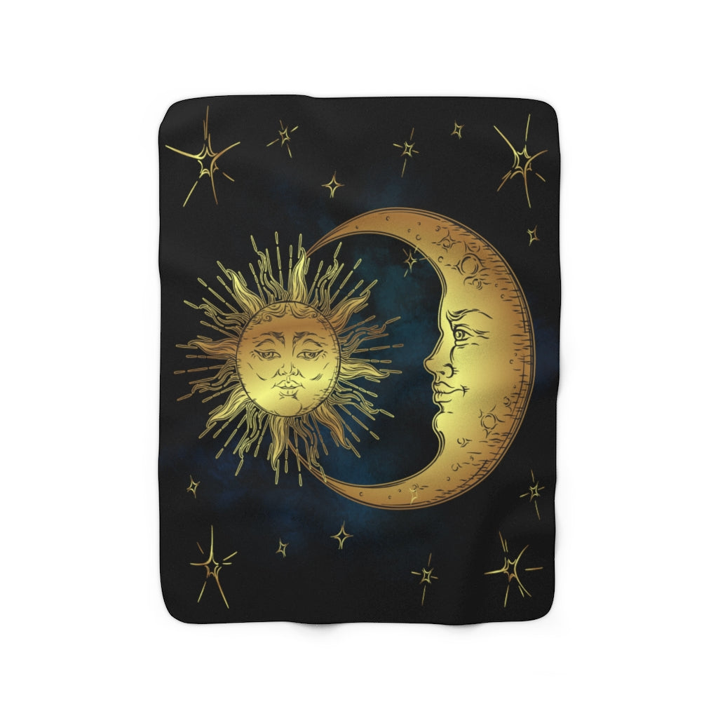 Sun and Moon Blanket Celestial Throw