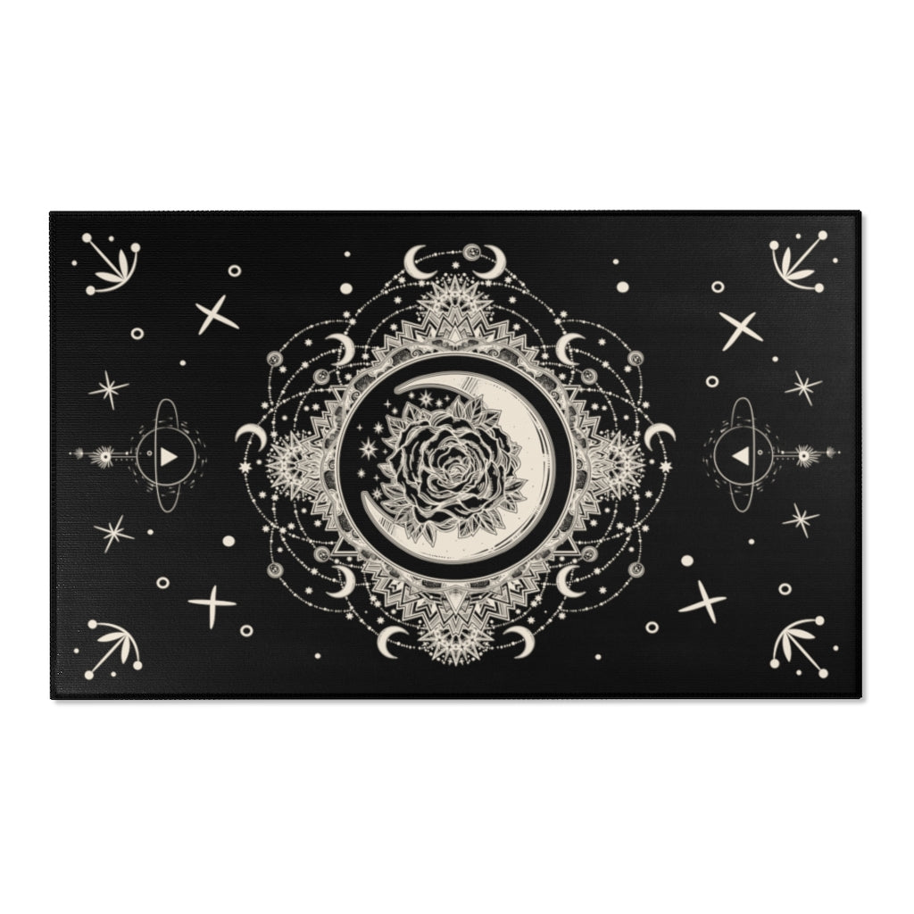Mystical Moon Mandala Area Rug