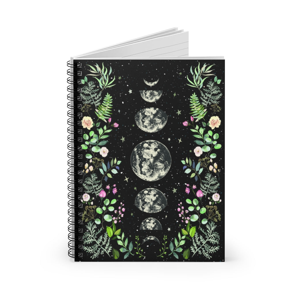 Moonlit Garden Spiral Notebook - Ruled Line