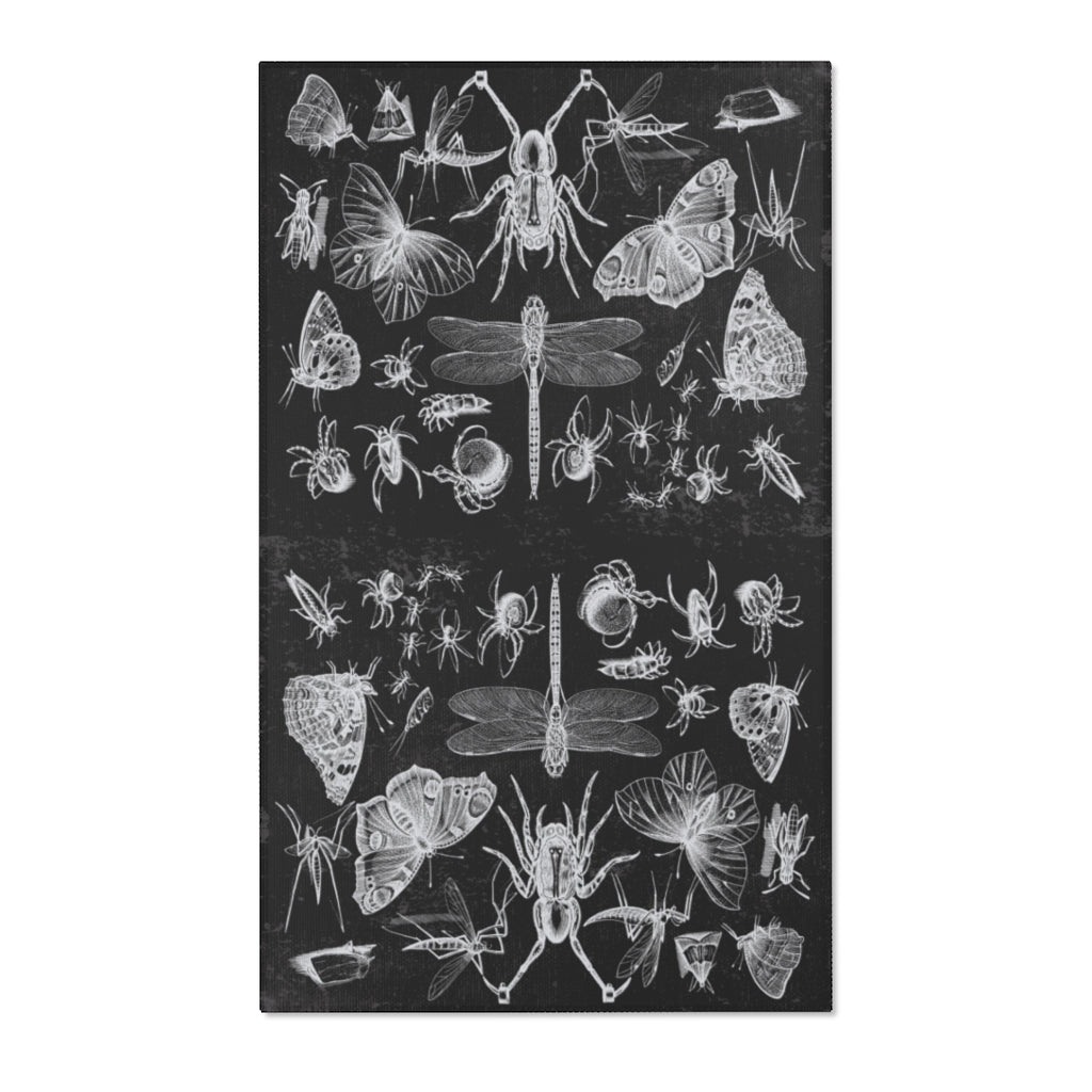 Insects and Moths Area Rug