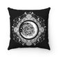 Mystical Moon Mandala Pillow
