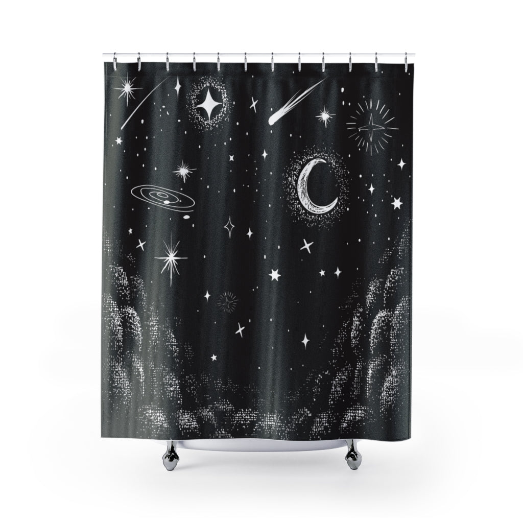 Starry Night Shower Curtain