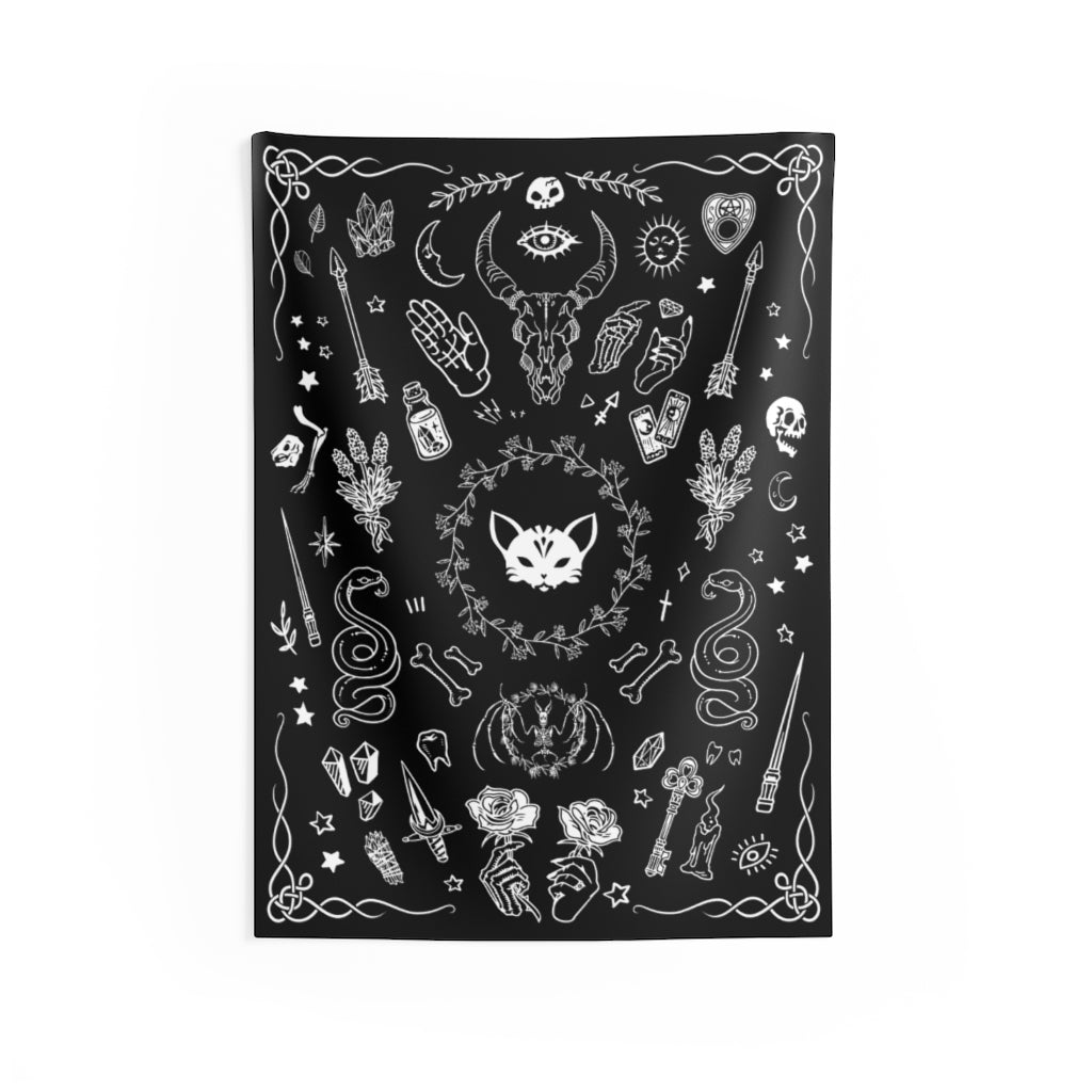 Gothic Witchy Tapestry