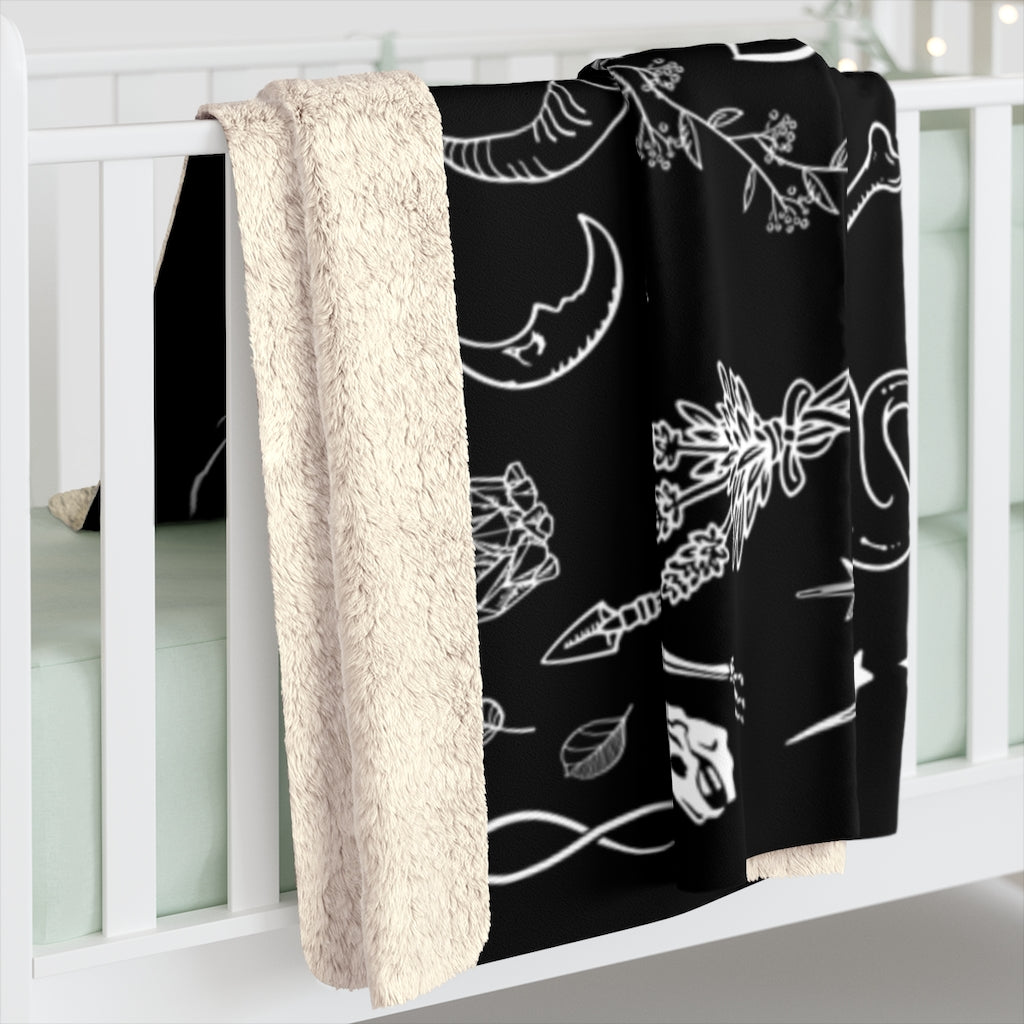 Witchy Blanket - Soft Fluffy Witchcraft Throw
