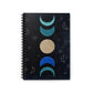 Retro Moon Notebook - Grunge Lunar Phases Diary