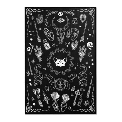 Gothic Witchy Area Rug