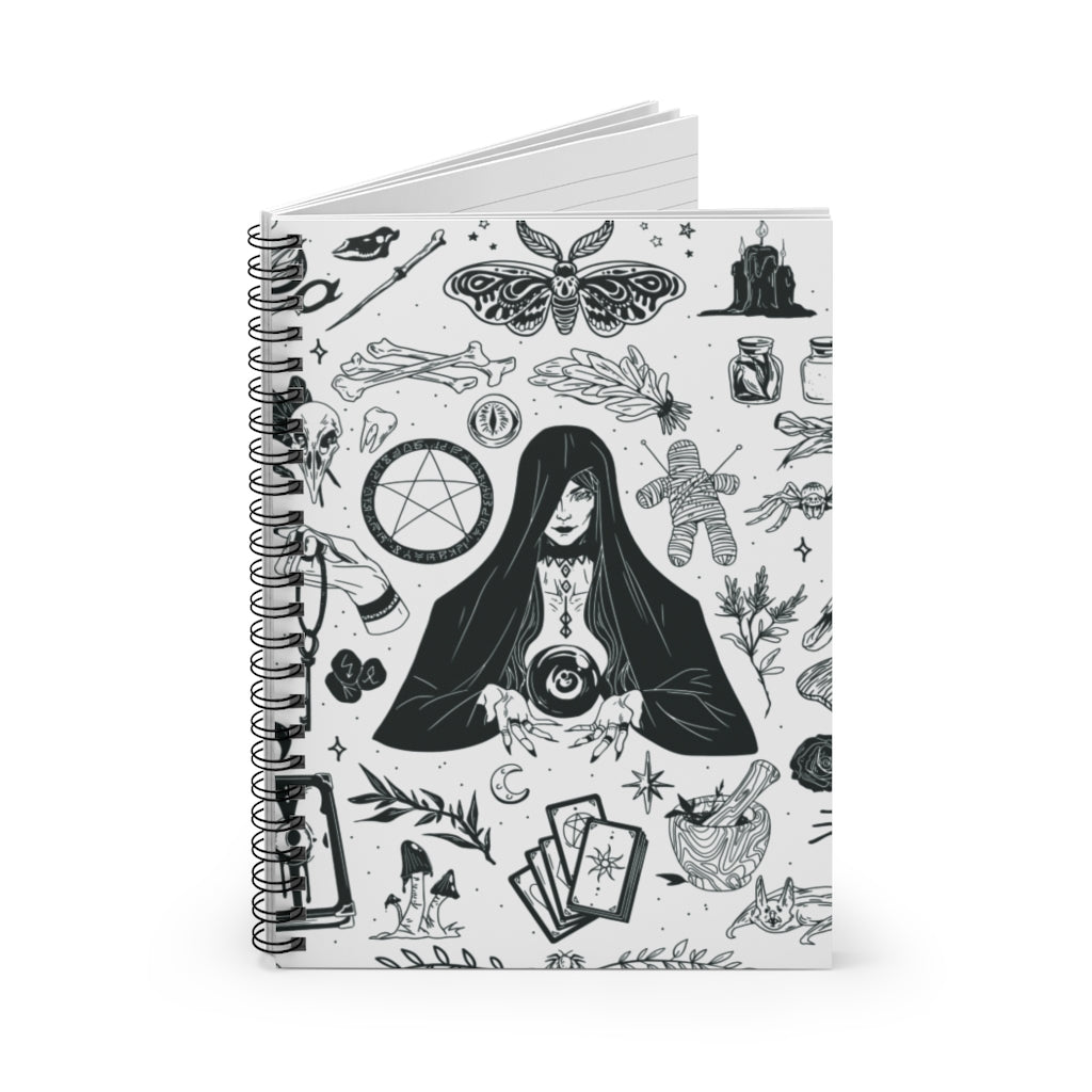 Witchcraft Spiral Notebook - Ruled Line