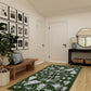 green insects rug carpet