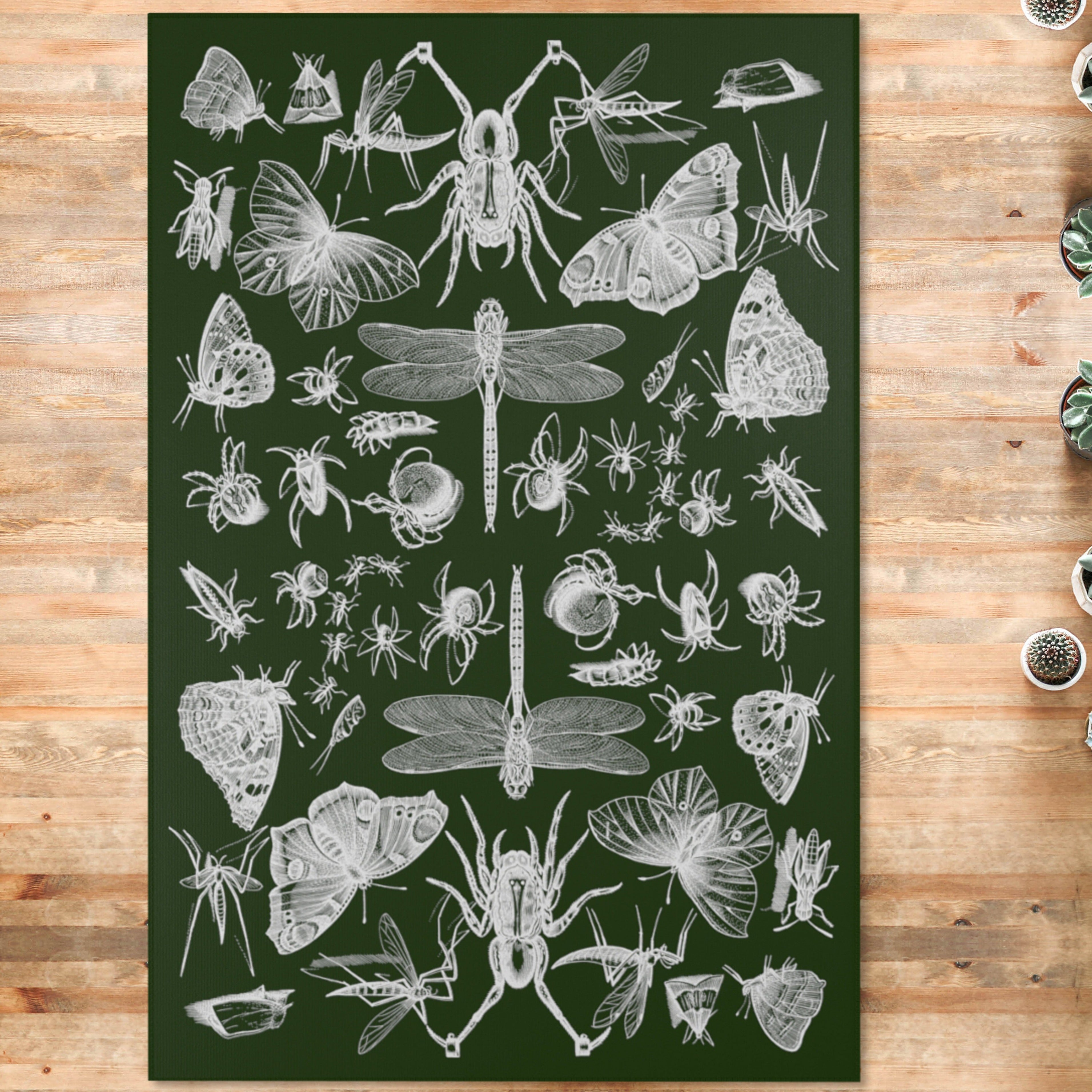 Green Witch Insects Rug – Shores Of Moon