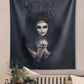 The Witch Sorceress Tapestry - Gothic Fairy Wall Hanging