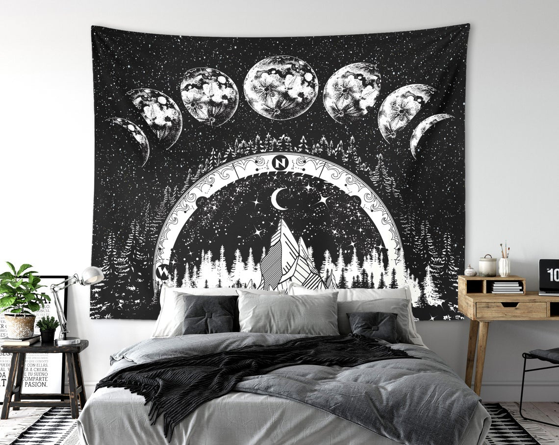 Moon Phases Tapestry