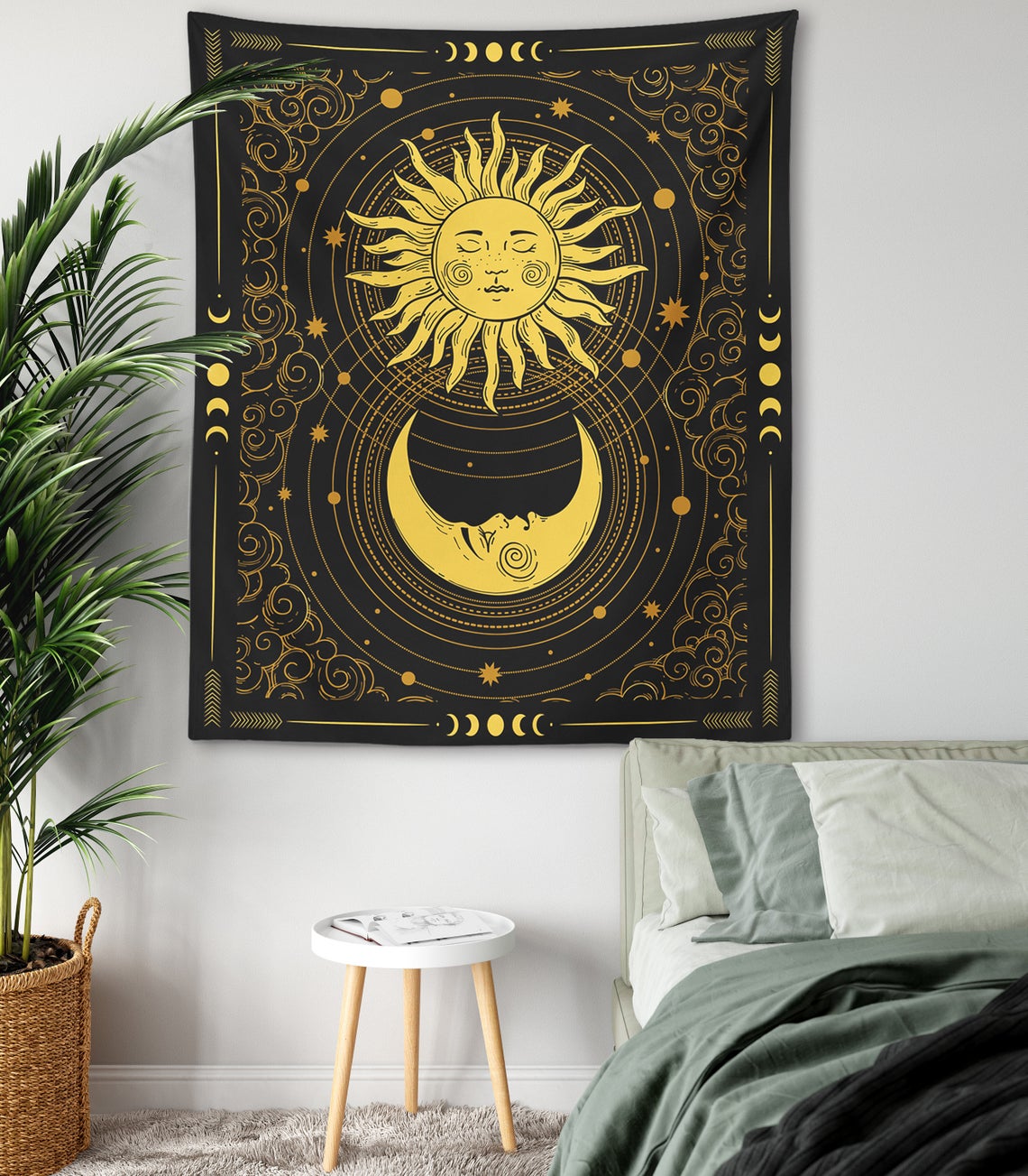 Mystical Sun & Moon Tapestry