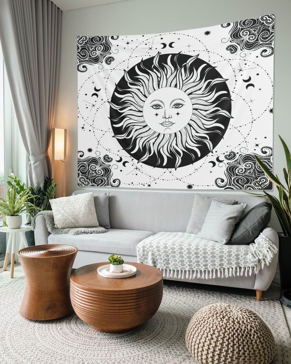 bohemian sun tapestry