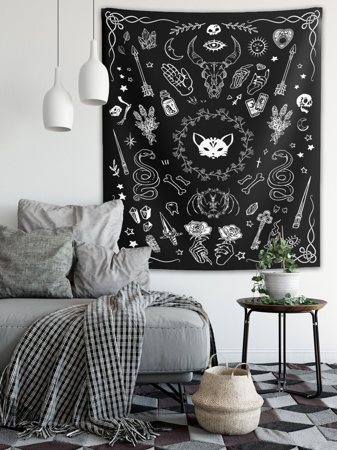 witch kit tapestry