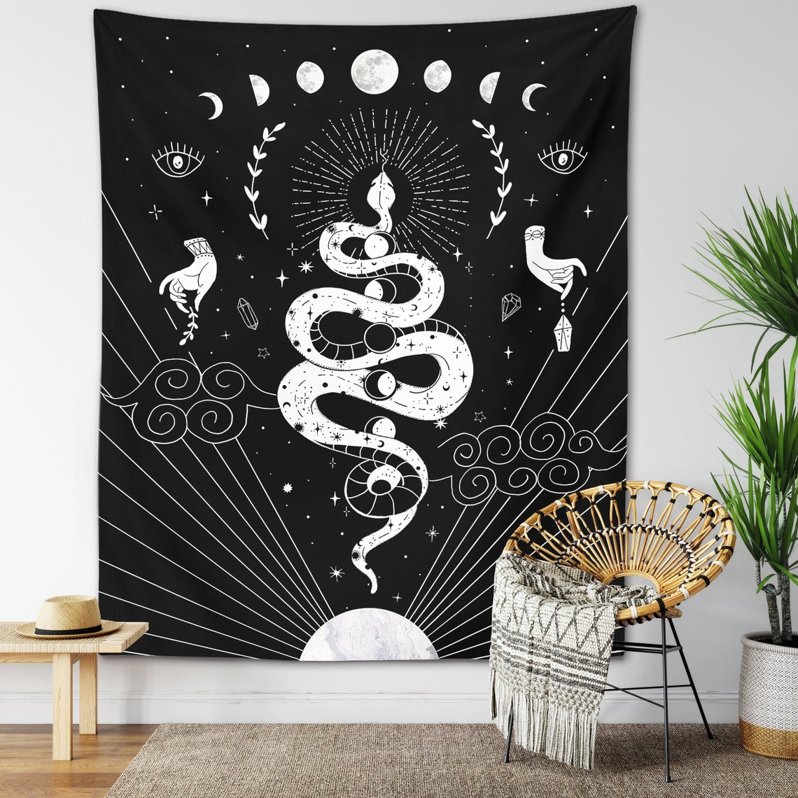 Witchy Snake Tapestry