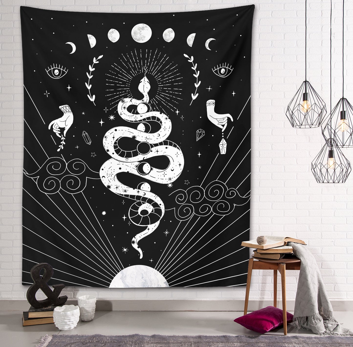 Witchy Snake Tapestry