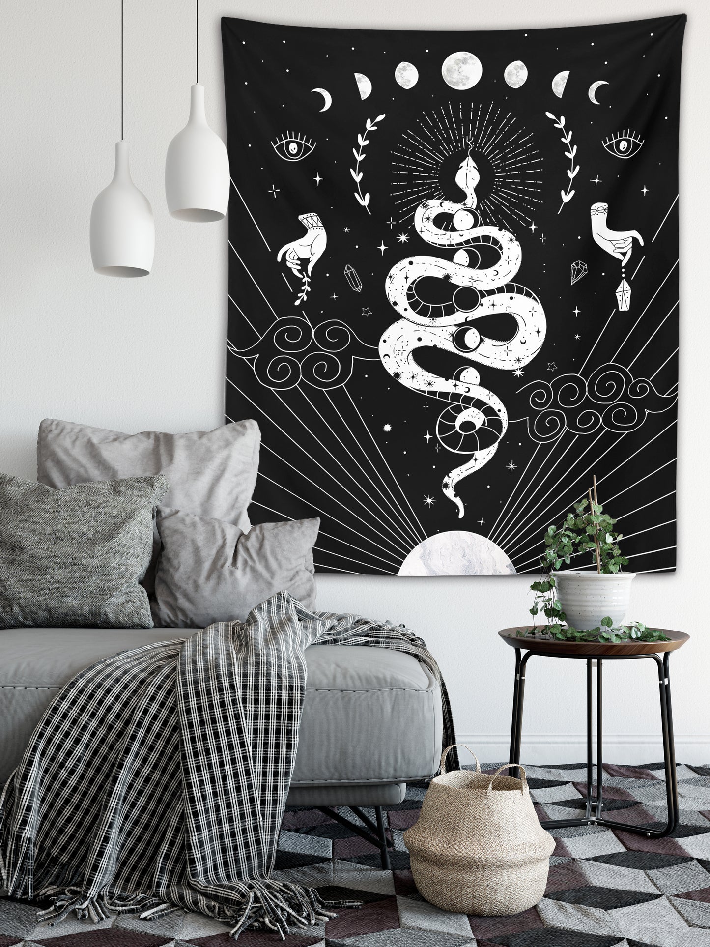 Witchy Snake Tapestry