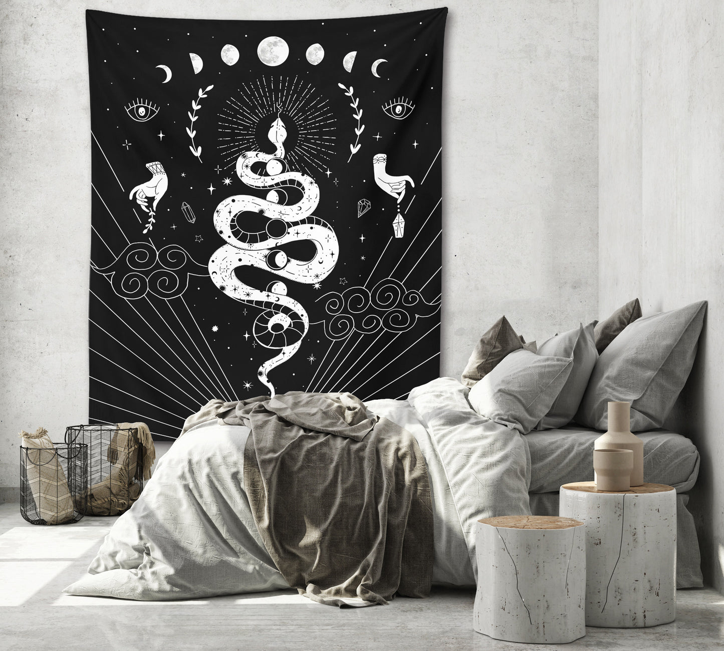 Witchy Snake Tapestry